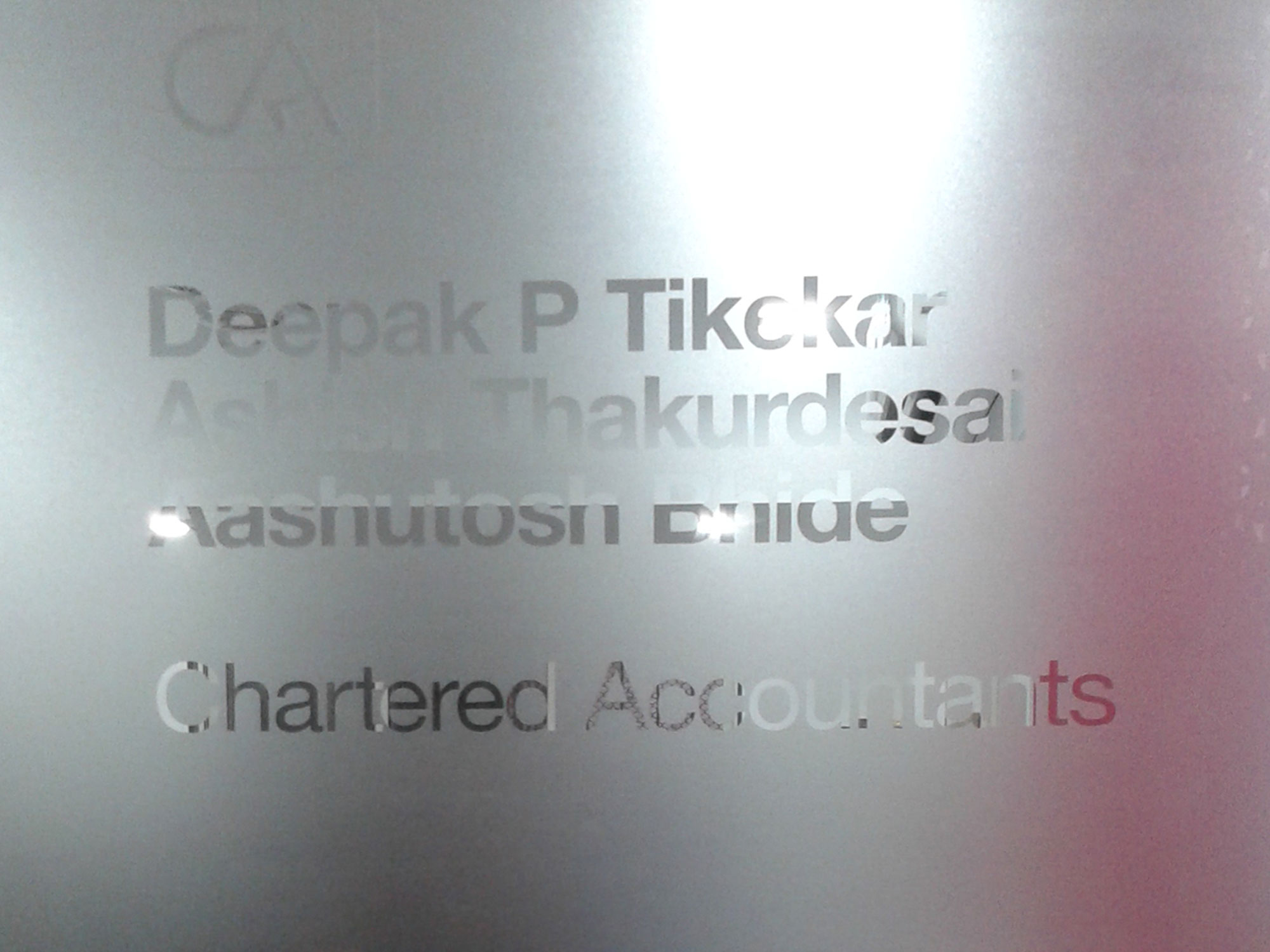 Door Branding for Tikekar & Associates